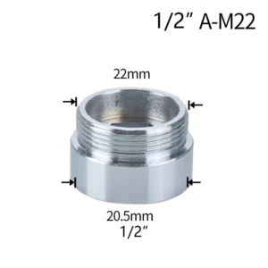Adapter do kranu złączka gwintowa do węża Brązowy