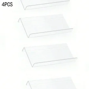Akrylowy organizer na przyprawy do szuflady, rozsuwany stojak 4PCS