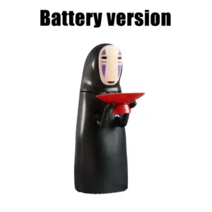 Automatyczna skarbonka figurka z anime pochłaniająca monety Jasnoszary