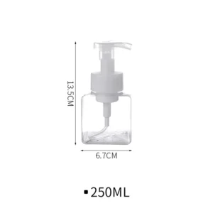 Butelka z pianką do mydła i pianki do twarzy 250 ml