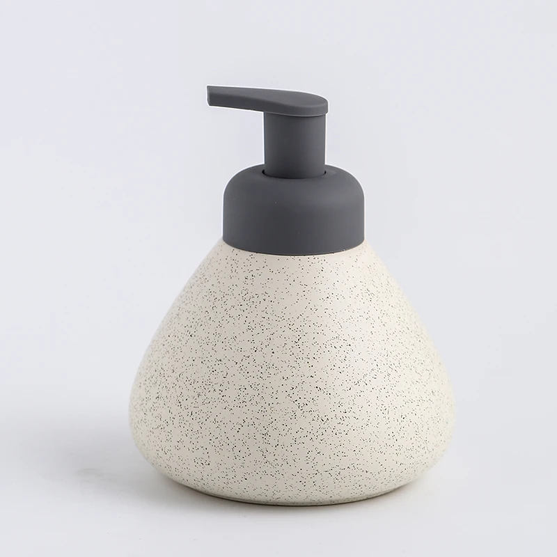 Ceramiczny dozownik mydła w piance na blat Biały 360ml