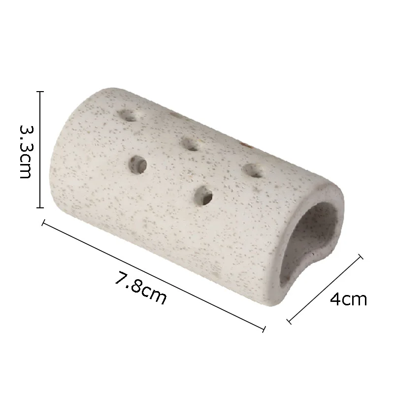 Ceramiczny wazon w kształcie torebki nasiennej lotosu na biurko Niebieski