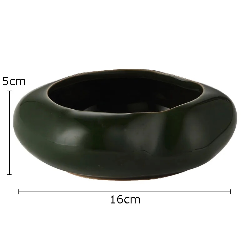 Ceramiczny wazon w kształcie torebki nasiennej lotosu na biurko Różowy