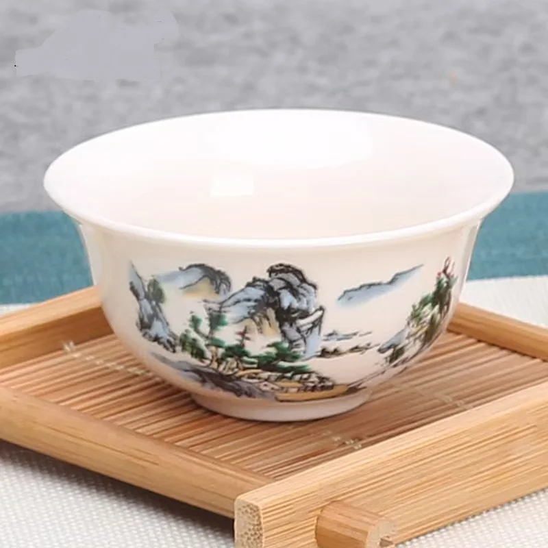 Chiński zestaw do herbaty Gaiwan porcelanowy kung fu Inne