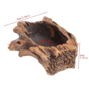Doniczka cementowa imitacja drewna na sukulent bonsai balkon Biały