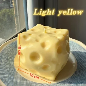 Duża piankowa piłka antystresowa ser squishy do ściskania żółty fluorescencyjny