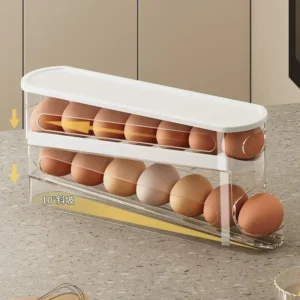 Dwupoziomowy organizer na jajka do lodówki 1 PC