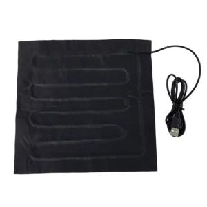 Elektryczna podkładka grzewcza USB 5V 22x22 cm Armijna zieleń