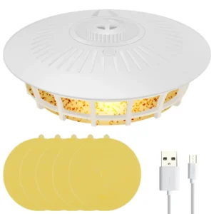 Elektryczna pułapka na pchły i owady LED z podkładkami klejącymi USB Jasnoszary