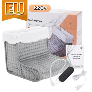 Elektryczny podgrzewacz do stóp z regulacją temperatury Armijna zieleń
