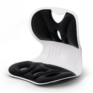 Ergonomiczna poduszka pod lędźwie z pokrowcem nylonowym Czarny