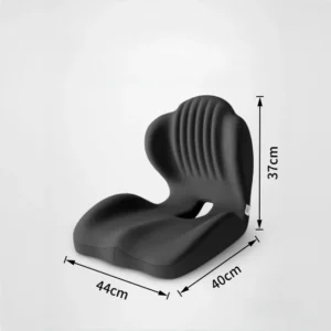 Ergonomiczna poduszka memory z podparciem lędźwiowym i ortopedycznym Biały