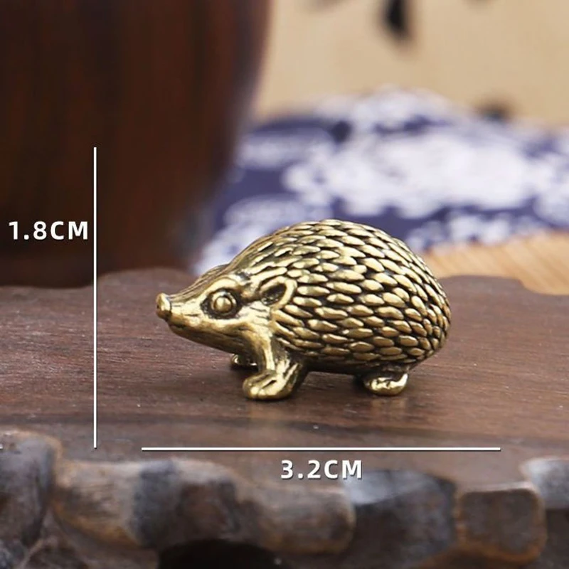Monochromatyczna figurka brązowego słonia — dekoracja biurka vintage Fioletowy/фиолетовый