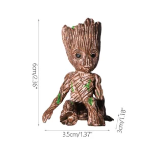 Figurka drzewolud Groot, miniaturowa ozdoba Mini c