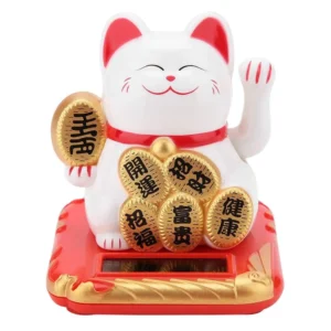 Figurka kota szczęścia Maneki Neko, 7,4 cm Kolba