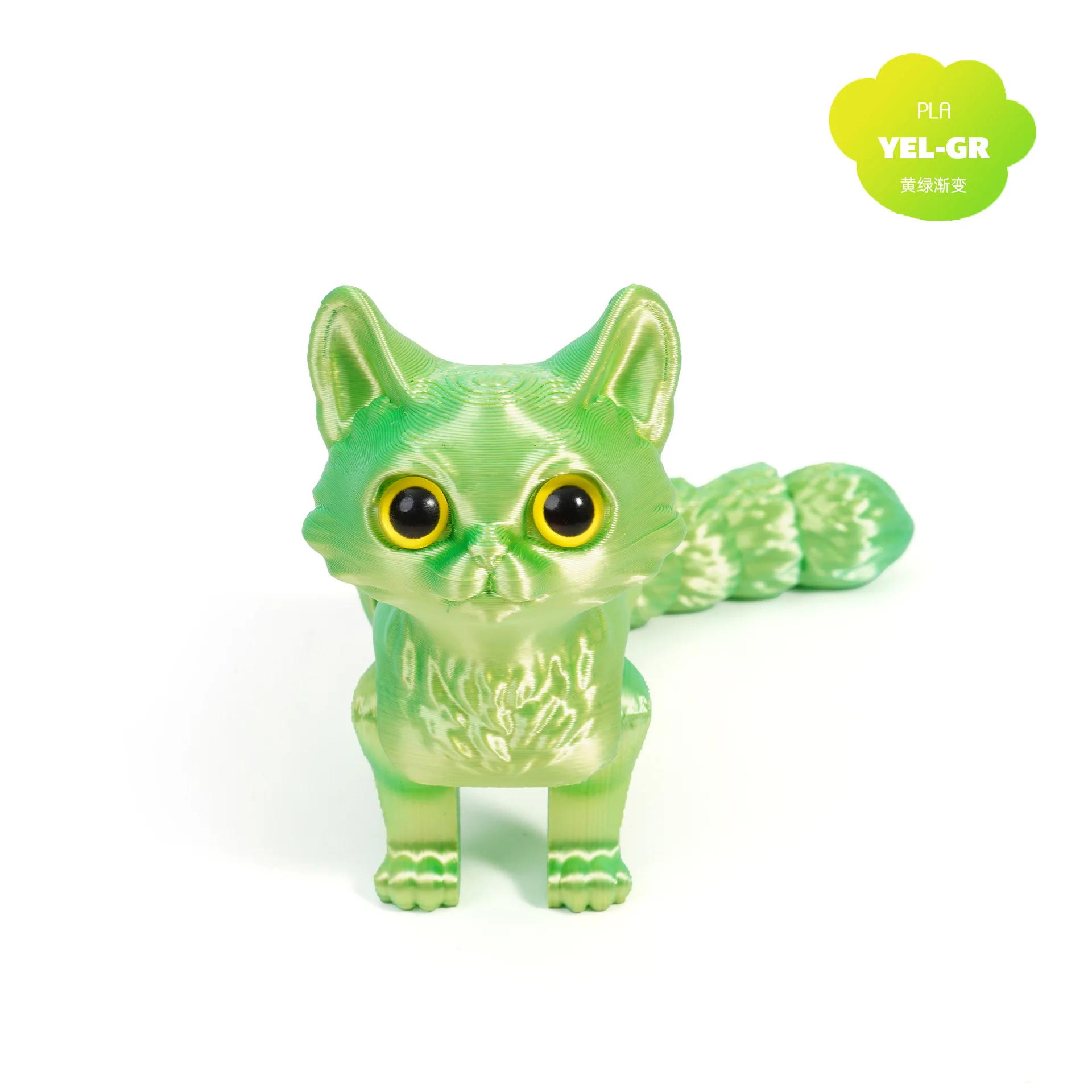 Figurka kotka z ruchomym ogonkiem – druk 3D Czekolada