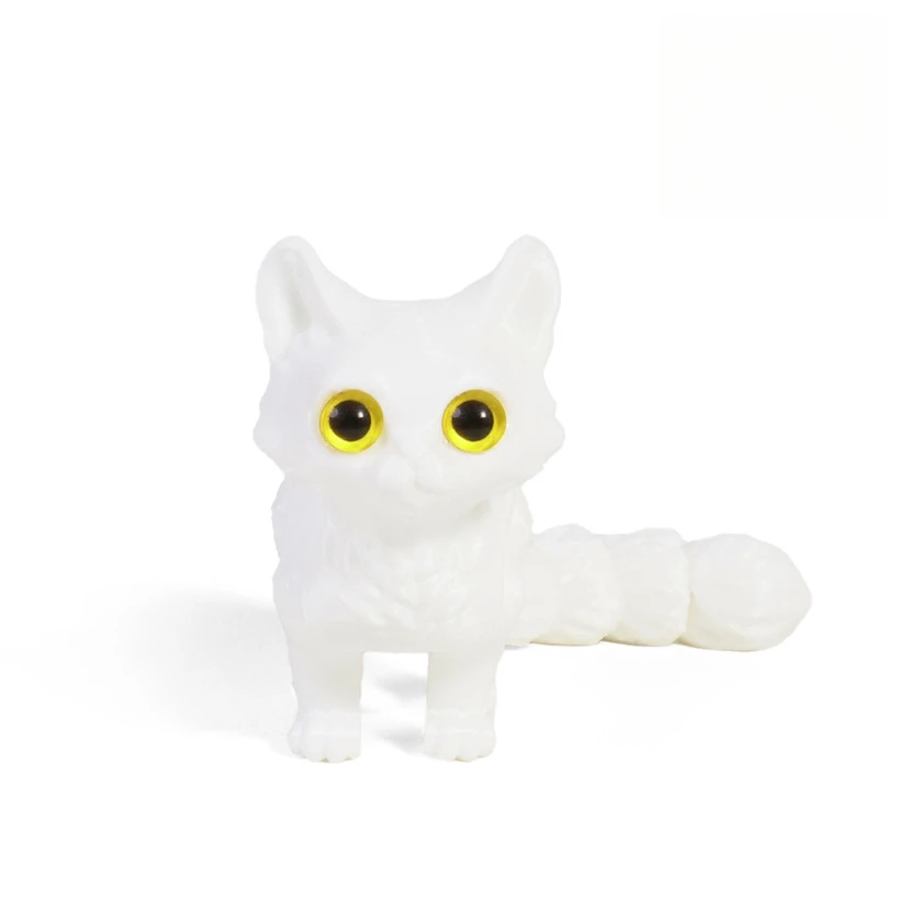 Figurka kotka z ruchomym ogonkiem – druk 3D Jasnozielony