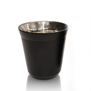 Filiżanka do espresso ze stali nierdzewnej, podwójna ścianka Pomarańczowy