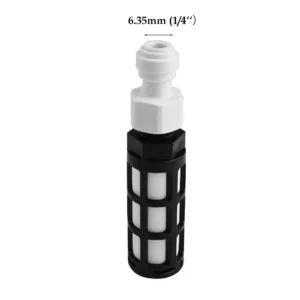 Filtr liniowy z szybkozłączkami do pomp 6-10 mm Brązowy