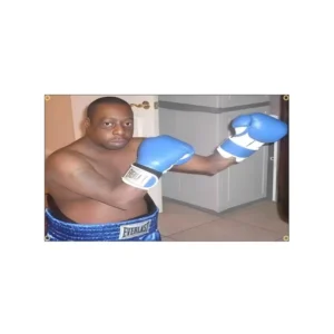 Flaga dekoracyjna Lester Boxer — zabawny wystrój pokoju 