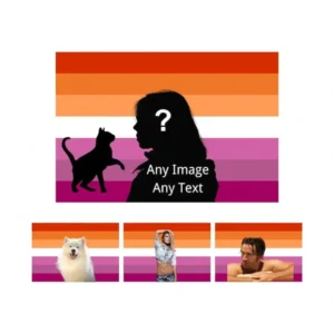 Flaga Dumy LGBTQ Tęczowa do Dekoracji Wnętrz 