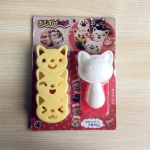 Foremki do kulek ryżowych i sushi - zestaw DIY Czarny