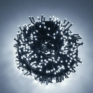 Girlanda LED zewnętrzna 8 trybów do ogrodu i na wesele Biały