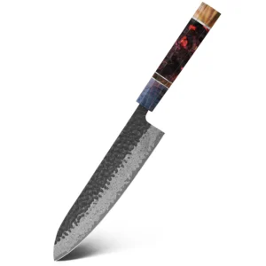 Japoński nóż kuchenny ze stali damasceńskiej Chef knife