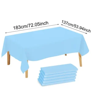 Jednorazowy obrus 137x183 cm – na urodziny i imprezy Burgundia