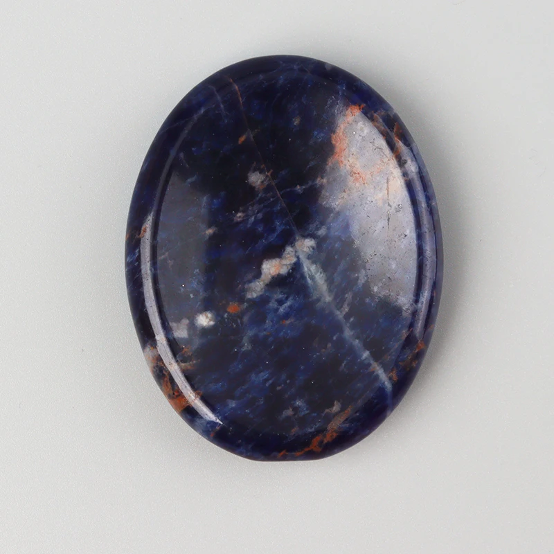 Kamień do masażu dłoni - naturalny minerał worry stone Fioletowy/фиолетовый