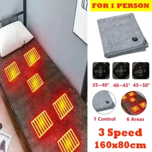 Koc elektryczny USB 5V z termostatem Złoto