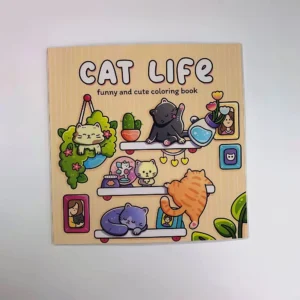 Kolorowanka Cat Life - zabawna i urocza książka z kotami Wielo