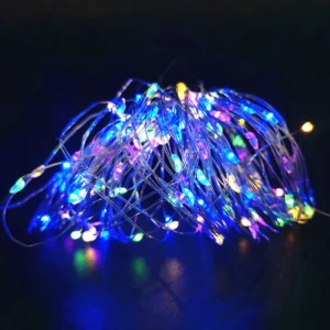 Kolorowe lampki LED na baterie do dekoracji wnętrz i balkonu Rgb