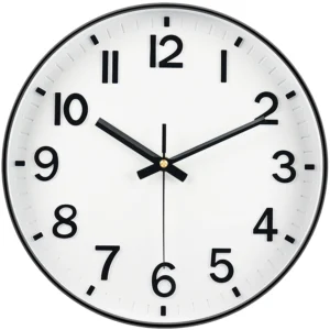 Kwadratowy zegar ścienny retro 3D quartz cichy nowoczesny Biały