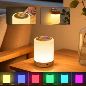 Ładowalna lampka stołowa RGB z dotykowym sterowaniem do salonu 