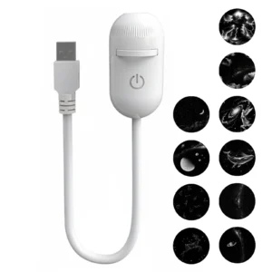 Lampa ambientowa USB z projekcją 2 w 1 — wielosceniczne oświetlenie nastrojowe Burgundia