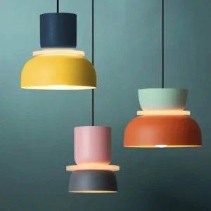 Lampa wisząca LED Nordic – nowoczesny żyrandol do salonu i jadalni Ciepły biały