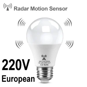Lampka nocna z czujnikiem ruchu do łazienki i korytarza 85-265V Biały