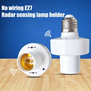Lampka nocna E27 z czujnikiem ruchu PIR 360 stopni 