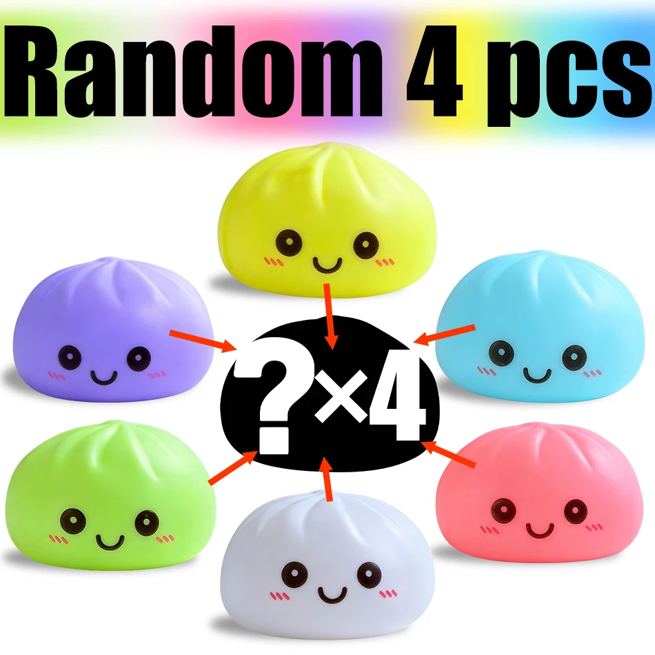 Lampka nocna w kształcie pierogów LED — kawaii dekoracja biurka Granatowy