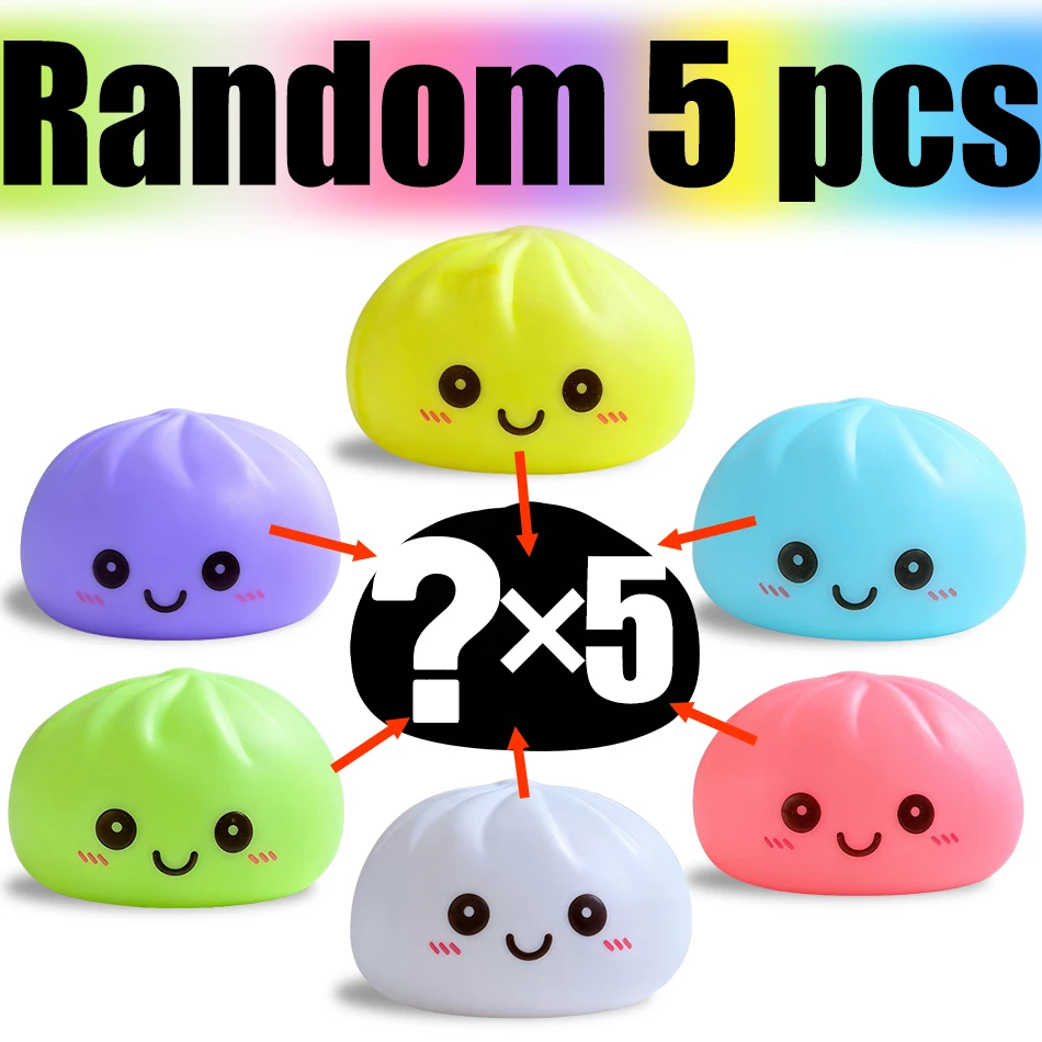 Lampka nocna w kształcie pierogów LED — kawaii dekoracja biurka Szary
