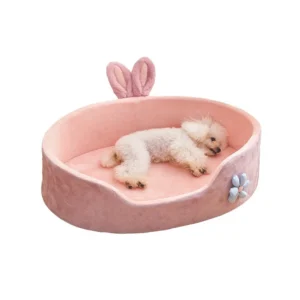 Legowisko dla kota i psa - miękkie, ze zdejmowanym pokrowcem Granatowy