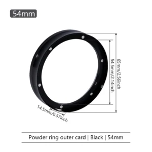 Aluminiowy lejek dozujący do kawy espresso 51/54/58 mm z magnesami Błękitny