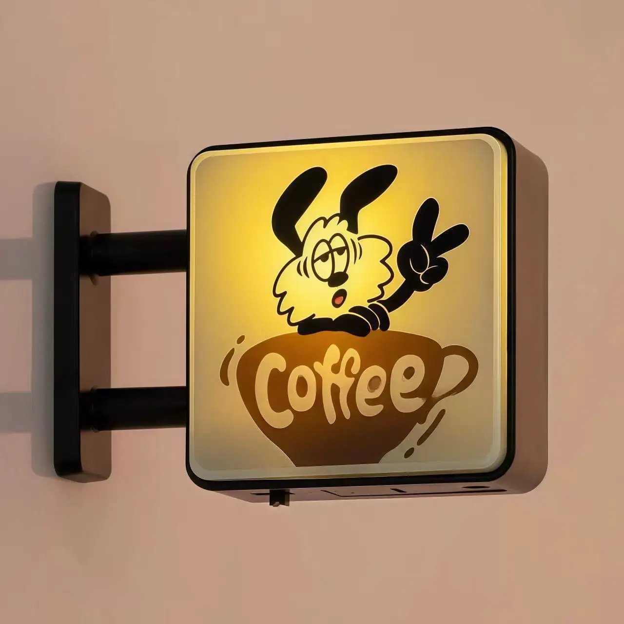 Magnesy na lodówkę w stylu kawiarni miniaturowe ozdoby retro Jasnożółty