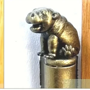 Magnetyczna figurka zwierzęca na drzwi i szafkę Armijna zieleń