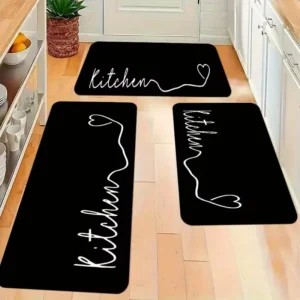 Mata kuchenna w serca, antypoślizgowa i do prania 40x60 50x80 50x150