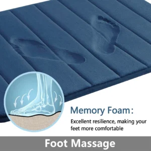 Mata łazienkowa z pianki memory foam superchłonna antypoślizgowa Czerwony