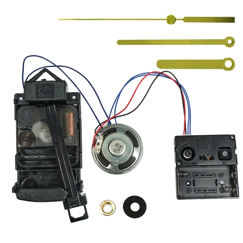 Mechanizm wahadłowy DIY cichy z wskazówkami do zegarów bezramkowych Wielo