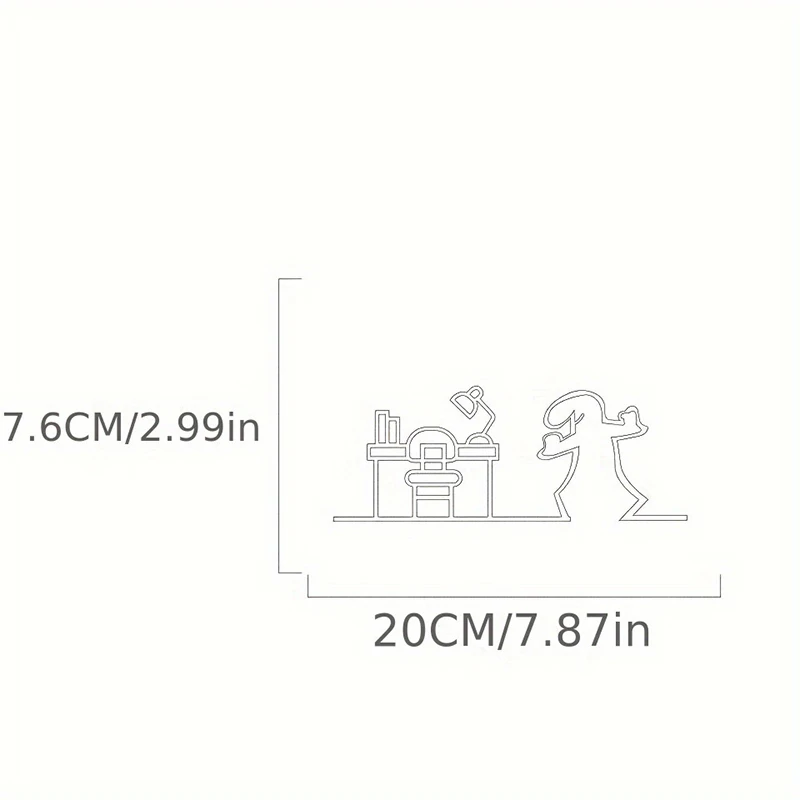 Metalowa naklejka ścienna z czarnym nietoperzem i kotem – minimalistyczna dekoracja Zielony fluorescencyjny