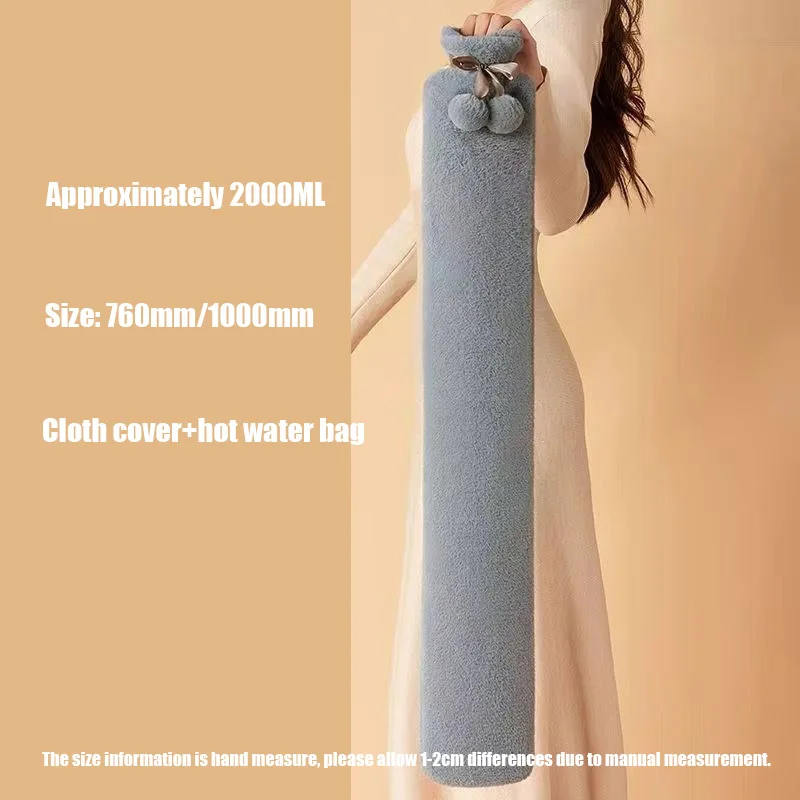Miękki termofor 1000/2000 ml do wlewania wody Armijna zieleń